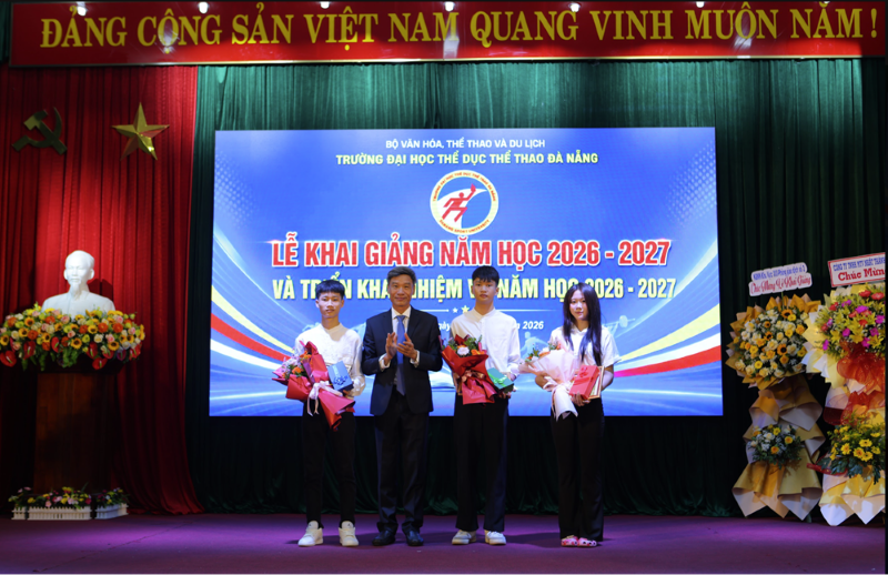 Báo văn hóa: Trường Đại học Thể dục thể thao Đà Nẵng khai giảng năm học 2026 - 2027